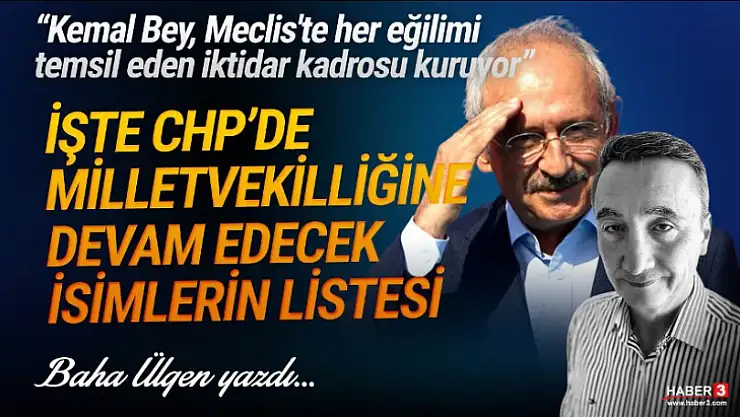 CHP'de Vekillerin Kaderini 60 Kişi Belirleyecek