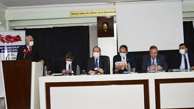 CHP Heyetine ESKKK Başkanı Ali Evren Esnafın Sorunlarını Anlattı