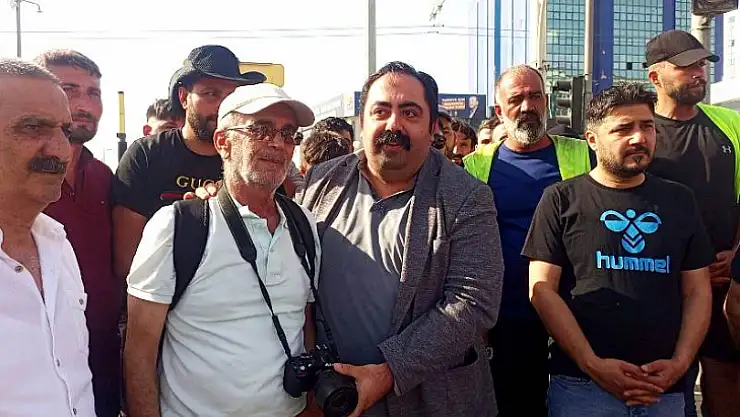CHP İl Başkanı Yıldız'dan İşçilere Destek' İşçinin Emeği İle Oynatmayız'
