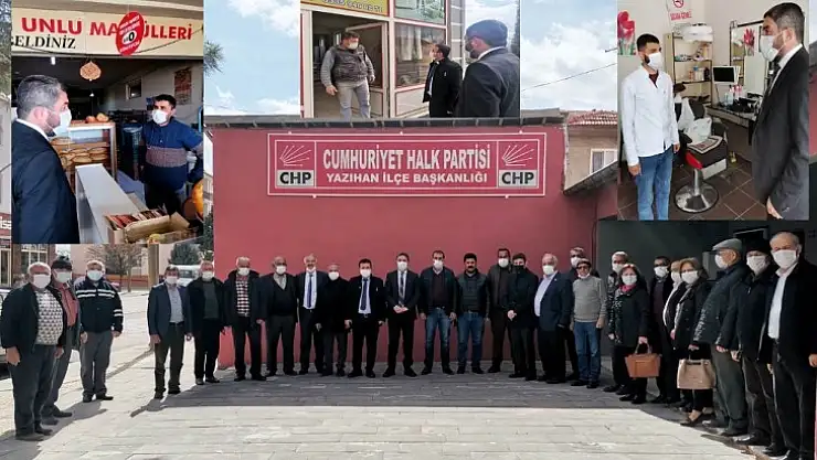 CHP İl Yönetiminden Yazıhan İlçesine Ziyaret!