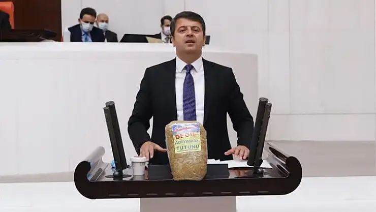 CHP'Lİ Tutdere, Tütüne Hapis Cezasına Tepki Gösterdi' Bu Pudra Şekeri Değil, Adıyaman Tütünü'