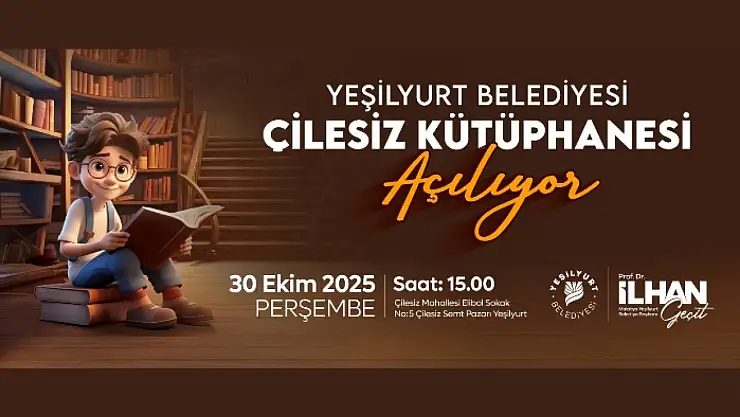Çilesiz Kütüphanesi 30 Ekim'de Kapılarını Açıyor