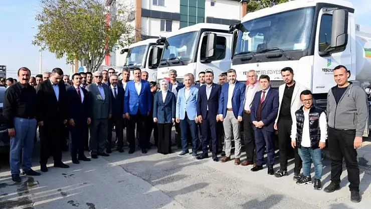 Çınar' 33 Yeni Aracımız İlçemize Hayırlı Olsun'