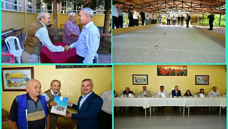Çınar' Bocce Sahamız Huzurevimize Hayırlı Uğurlu Olsun'