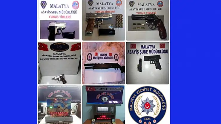 Çok Sayıda Silah Yakalandı
