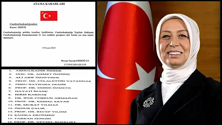 Cumhurbaşkanlığı Politikalar Kurulu Üyeliğine Öznur Çalık Atandı