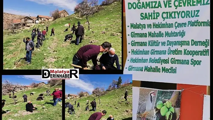 'Doğamıza  Çevremize Sahip Çıkıyoruz Girmanaya Bir Fidan Da Siz Dikin ' Etkinliği