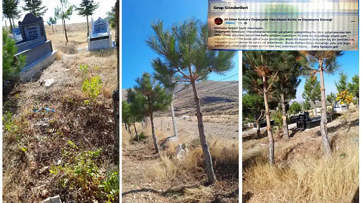 Doğanşehir Belediyesine Mezarlık Tepkisi