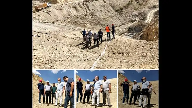 DSİ 9. Bölge Müdürü Dündar'dan Doğanşehir Elmalı Göleti ve Sulaması İnşaatında İnceleme