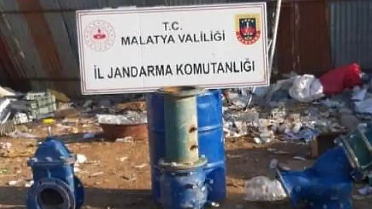 DSİ ve TCDD Malzemelerini Çalan Hırsızlar Jandarma'dan Kaçamadı