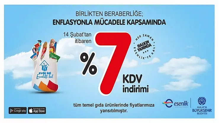 Esenlik Market KDV İndirimini Raflara Yansıtma Başladı