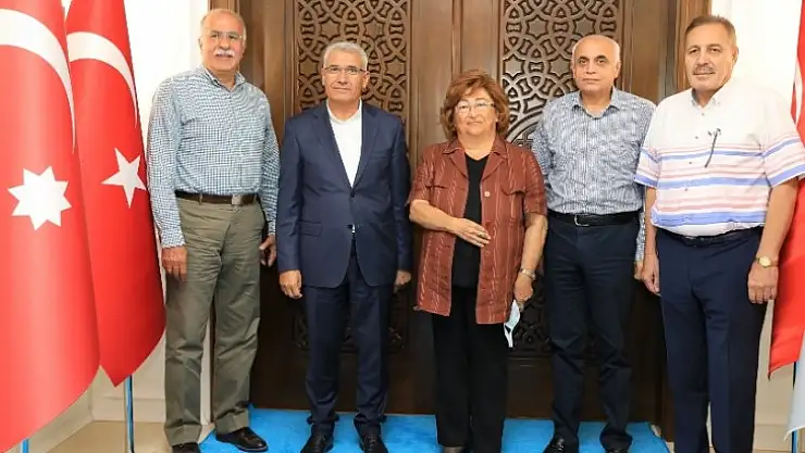 Eski Bakan Akşit'ten Başkan Güder'e Hizmet ve Yatırım Teşekkürü