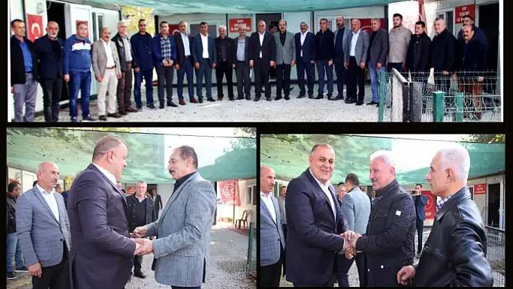 Esnaf Odaları Başkanlarından MHP İl Başkanı Gök'e Hayırlı Olsun Ziyareti