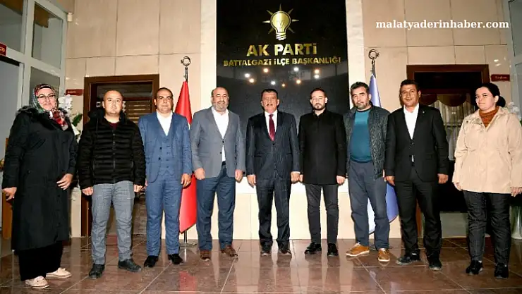 Gürkan'dan AK Parti Battalgazi İlçe Başkanlığına Ziyaret