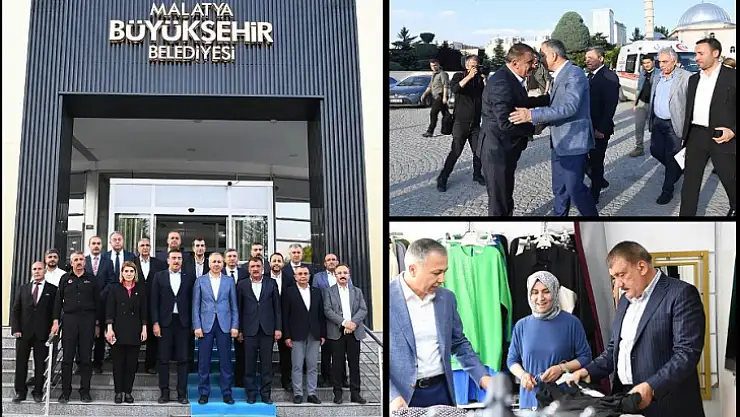 İçişleri Bakanı Ali Yerlikaya'dan Büyükşehir Belediyesine Ziyaret