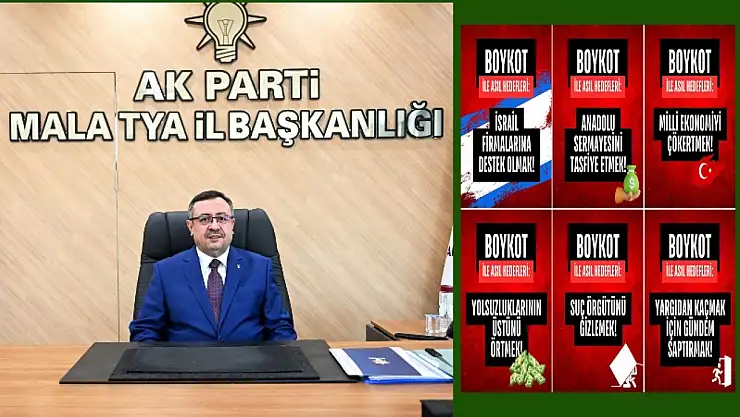 İl Başkanı Bakan: Boykot Çağrıları Milli Ekonomiye Saldırıdır