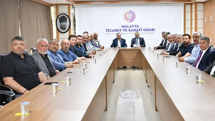 İl Başkanı Bakan, MTSO Başkanı Sadıkoğlu ve Yönetimiyle Bir Araya Geldi