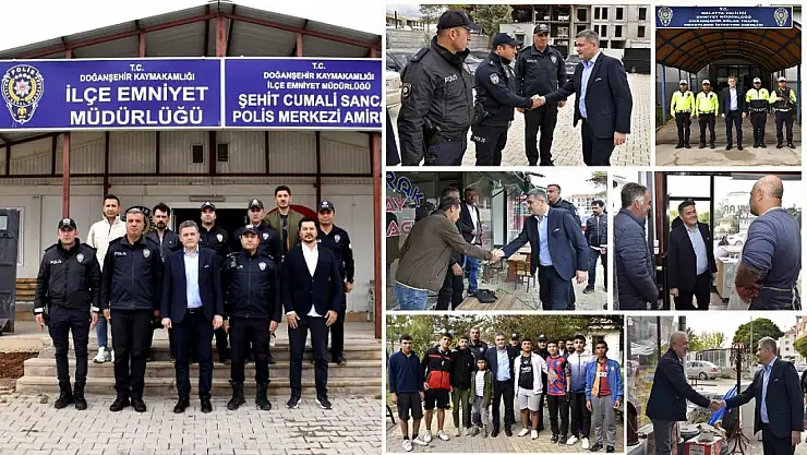 İl Emniyet Müdürü Kayhan Ay'dan Doğanşehir'e Anlamlı Ziyaret