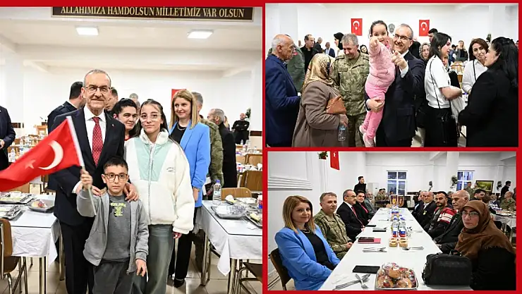 İnönü Kışlası'nda Şehit Aileleri ve Gaziler İftar'da Bir Araya Geldi