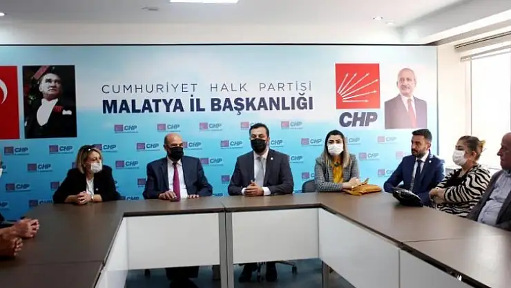 İYİ Parti Battalgazi İlçe Yönetiminden CHP Battalgazi İlçe 'ye Ziyaret