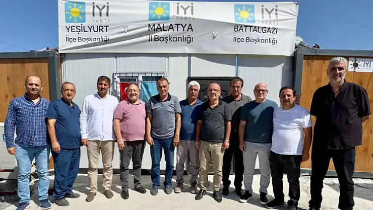 İYİ Parti Bölge Koordinatörü Tanrıverdi Malatya Teşkilatıyla Buluştu
