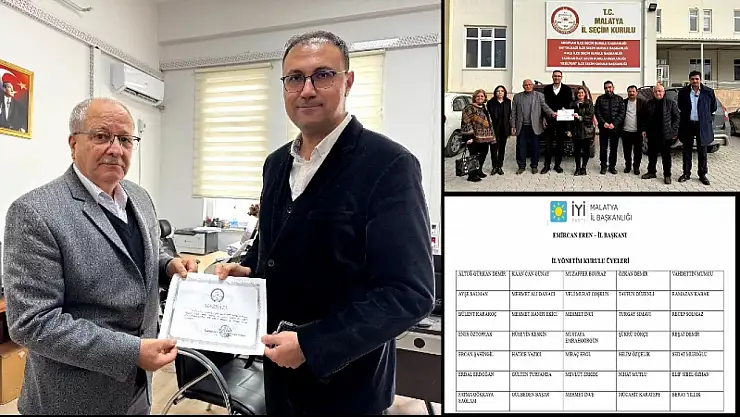 İYİ Parti İl Bşk. Av. Emircan Eren Mazbatasını Aldı
