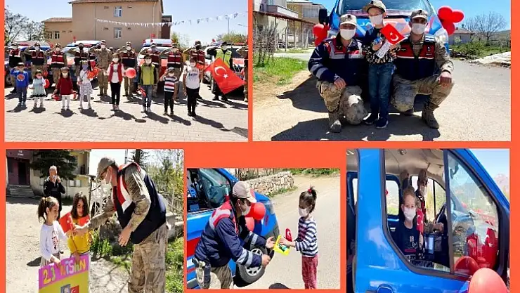 Jandarma 23 Nisan'da Çocukları Unutmadı