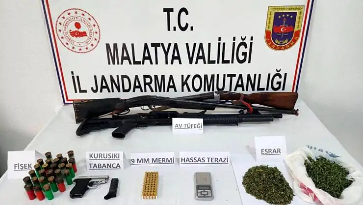 Kale İlçesinde Uyuşturucu ve Kaçak Silah Operasyonu