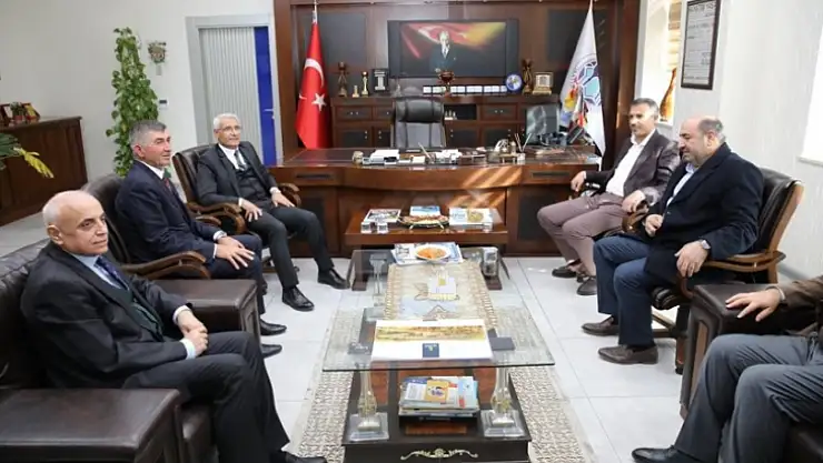 Kardeş Belediye Belören'den Başkan Güder'e Anlamlı Ziyaret