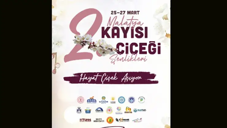 Kayısı Çiçeği Şenlikleri 25-27 Mart'ta