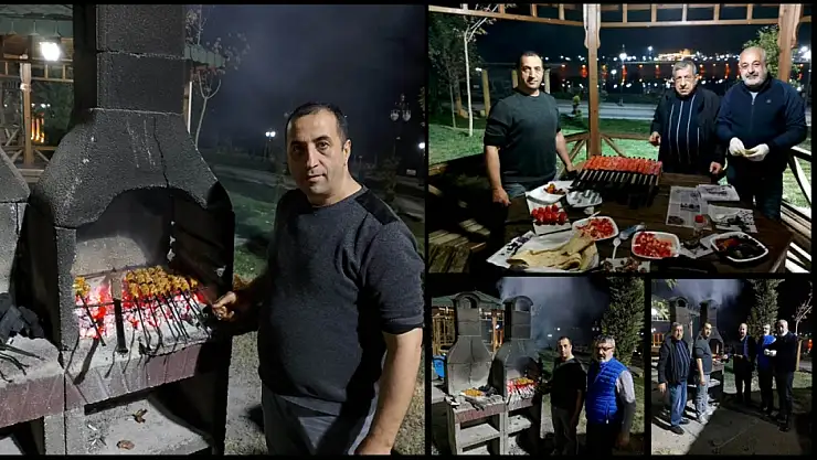 Kırkgöz Sahil Park'ta Soğuk Havaya Rağmen Mangal Keyfine Devam