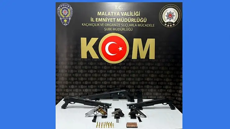 KOM Şubeden Silah Kaçakçılarına Operasyon