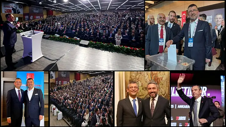 Kurultayda Özgür Özel'e  CHP Genel Başkanlığı'na Devam Kararı