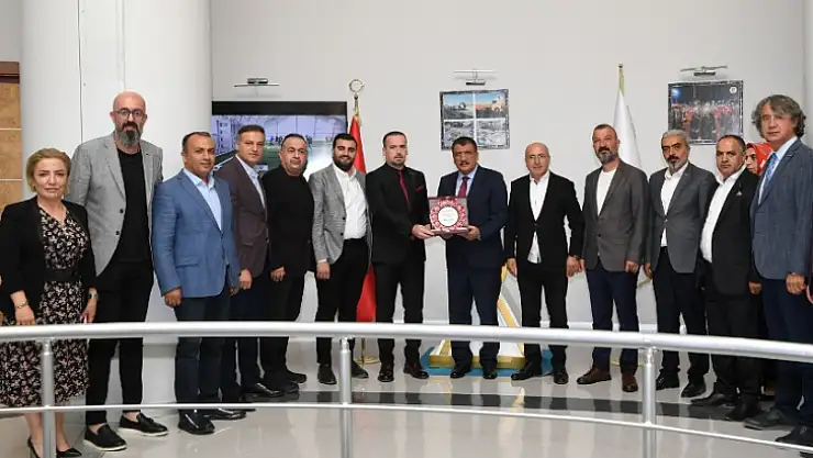 MAGİNDER'den Başkan Gürkan'a Ziyaret
