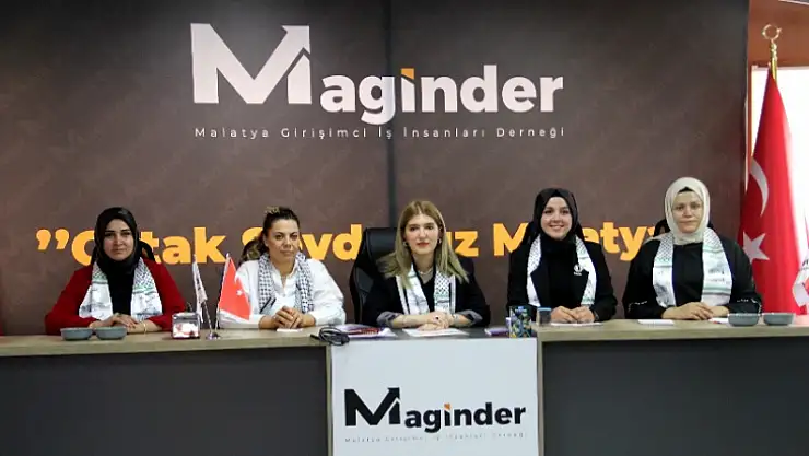 MAGİNDER'den Gazze'ye Destek'  Soykırımı Kınıyoruz'
