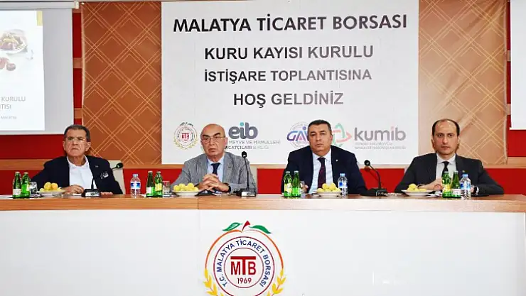 Malatya'da Kuru Kayısı Toplantısı Düzenlendi