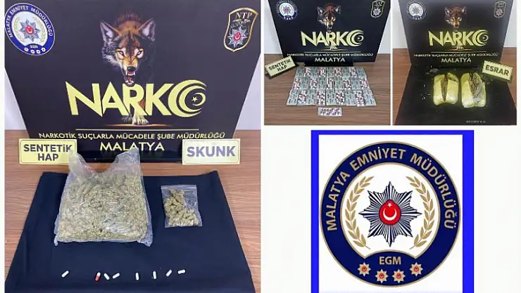 Malatya'da Uyuşturucu Operasyonu