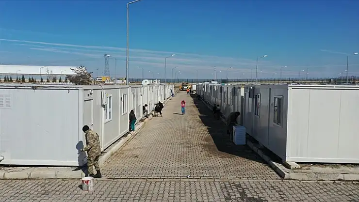 Malatya'daki Konteynır Kente 8 Bin Depremzede Yerleştirildi