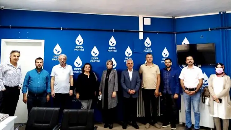Malatya Eczacılar Odası'ndan  Deva Partisi İl Başkanlığı'na Ziyaret
