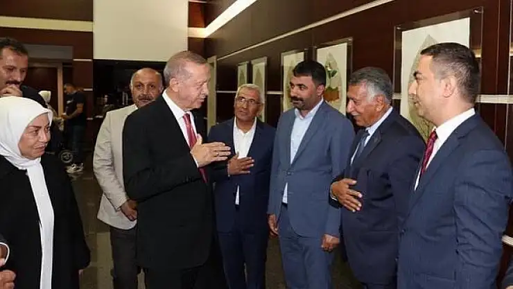 Malatya heyetinden Cumhurbaşkanı Erdoğan'a ziyaret