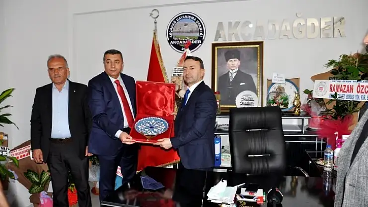 Malatya Ticaret Borsası Başkanı Özcan'dan AKÇADAĞDER'e Ziyaret