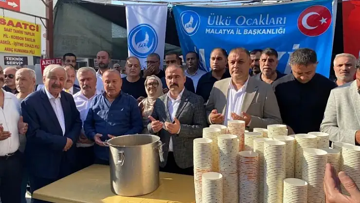 Malatya Ülkü Ocakları'ndan Aşure Etkinliği