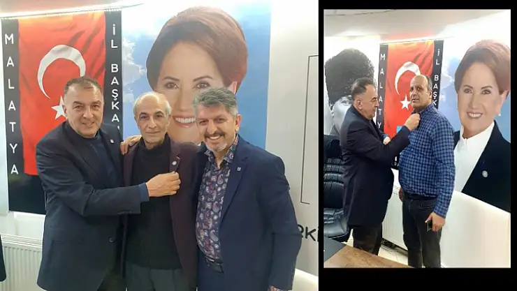 Malatyaspor Taraftarı Olan 2 Başkan İYİ Parti'ye Üye Oldu