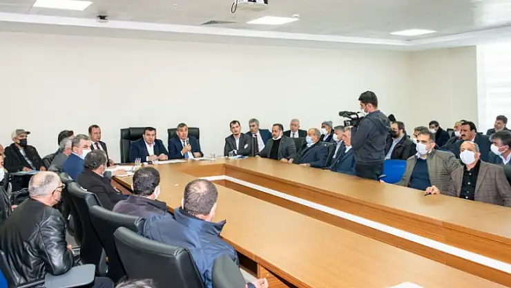 MASKİ'den Pütürge Muhtarlarıyla Toplantı