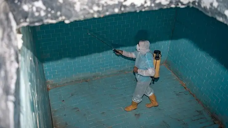 MASKİ Genel Müdürlüğü İçmesuyu Depolarını Temizliyor