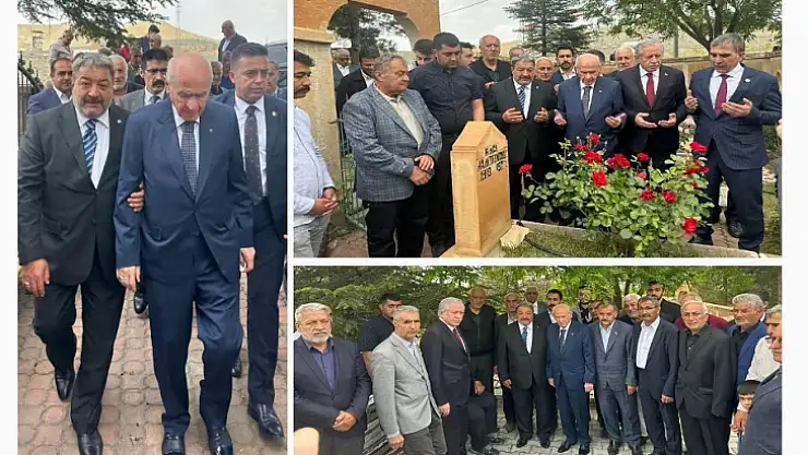 MHP Lideri Bahçeli'den Şehit Hamido'nun Mezarına Ziyaret