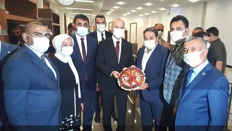 MHP Malatya Heyetinden İçişleri Bakanı Soylu'ya Ziyaret