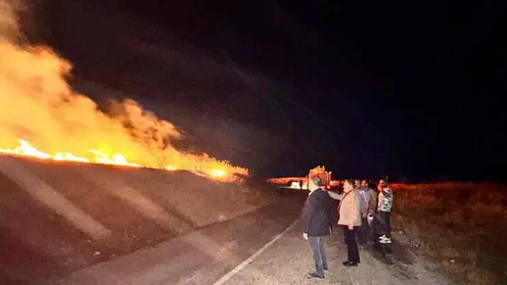 Milletvekili Fendoğlu Akçadağ'da Yangın Bölgesinde