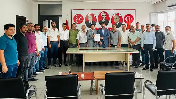 Milliyetçi Hareket Partisi Doğanyol İlçe Teşkilatı'nda Bayrak Değişimi