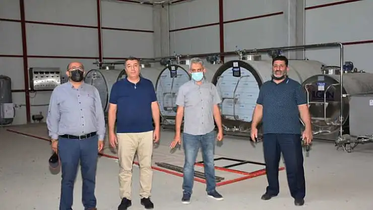 MTB Başkanı Özcan'dan Süt Toplama İstasyonlarının Kurulacağı Noktalarda İnceleme